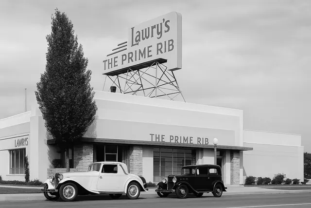 Historic Lawry’s The Prime Rib restaurant in Beverly Hills